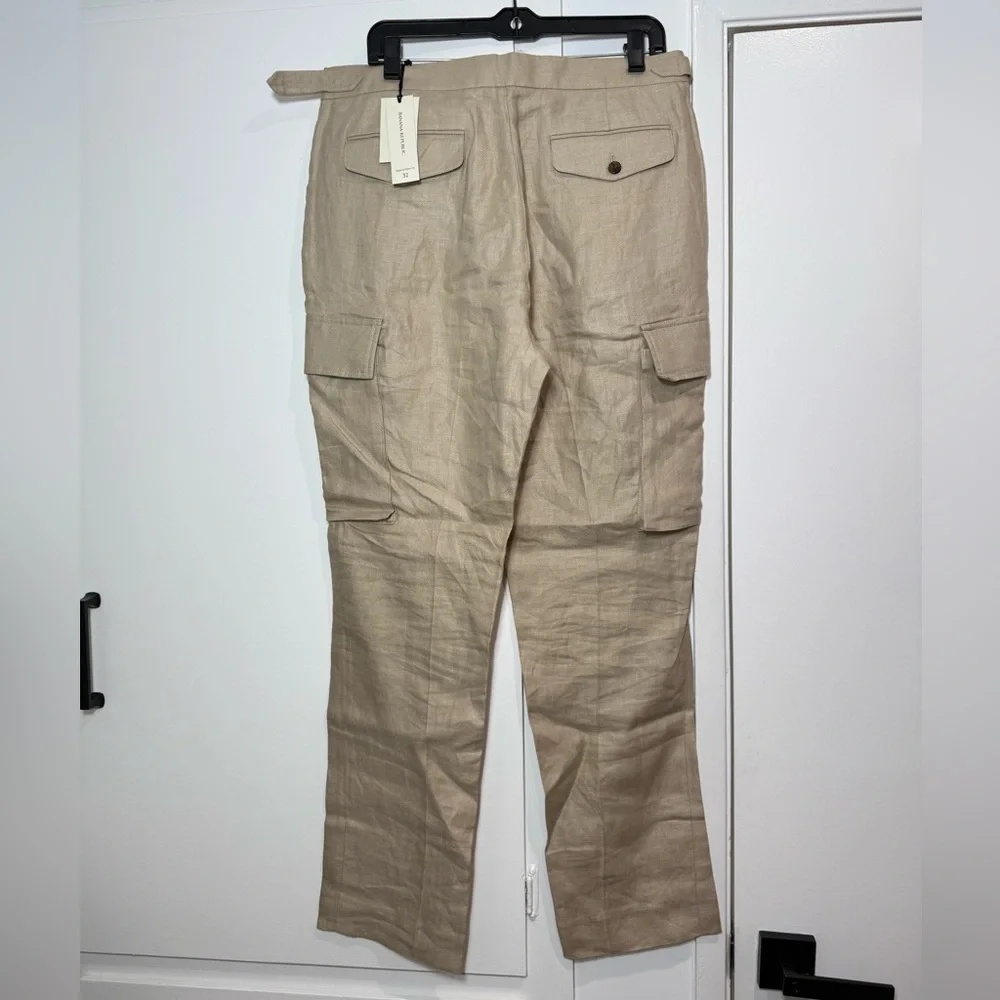 Banana Republic LINEN CARGO DRESS PANT